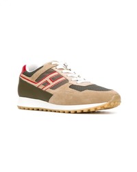 beige Wildleder niedrige Sneakers von Hogan