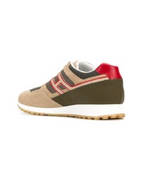 beige Wildleder niedrige Sneakers von Hogan