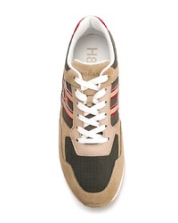 beige Wildleder niedrige Sneakers von Hogan