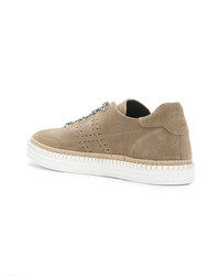 beige Wildleder niedrige Sneakers von Hogan