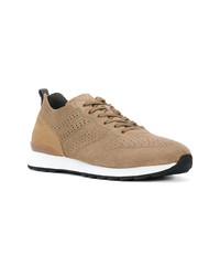 beige Wildleder niedrige Sneakers von Hogan