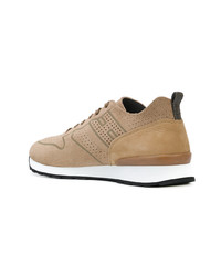 beige Wildleder niedrige Sneakers von Hogan