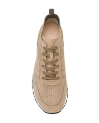 beige Wildleder niedrige Sneakers von Hogan