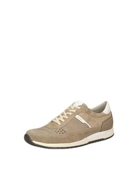 beige Wildleder niedrige Sneakers von Sioux