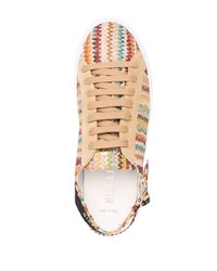 beige Wildleder niedrige Sneakers von Hide&Jack