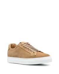 beige Wildleder niedrige Sneakers von Scarosso