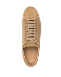 beige Wildleder niedrige Sneakers von Scarosso