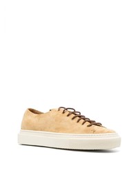 beige Wildleder niedrige Sneakers von Buttero