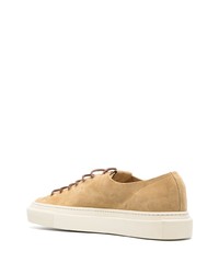 beige Wildleder niedrige Sneakers von Buttero