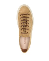 beige Wildleder niedrige Sneakers von Buttero