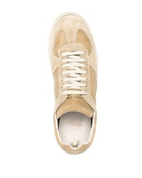 beige Wildleder niedrige Sneakers von Officine Creative