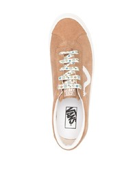 beige Wildleder niedrige Sneakers von Vans