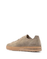 beige Wildleder niedrige Sneakers von Birkenstock