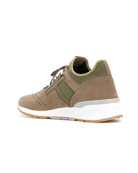 beige Wildleder niedrige Sneakers von Tod's