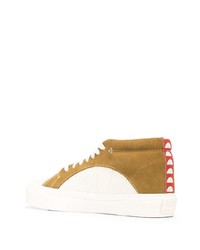 beige Wildleder niedrige Sneakers von Vans