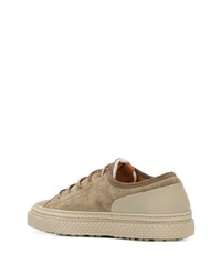 beige Wildleder niedrige Sneakers von Buttero