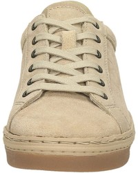 beige Wildleder niedrige Sneakers von Young Spirit