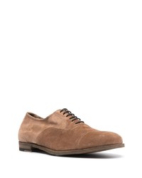 beige Wildleder Oxford Schuhe von Fratelli Rossetti