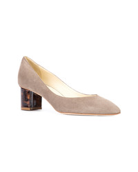 beige Wildleder Pumps von Sarah Flint