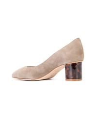 beige Wildleder Pumps von Sarah Flint