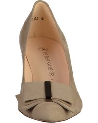 beige Wildleder Pumps von Peter Kaiser