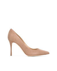 beige Wildleder Pumps von Sergio Rossi