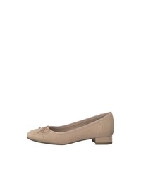 beige Wildleder Pumps von Tamaris