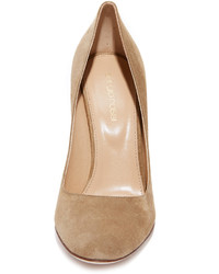 beige Wildleder Pumps von Sergio Rossi