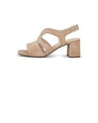 beige Wildleder Sandaletten von Gabor