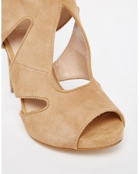 beige Wildleder Sandaletten von KG by Kurt Geiger