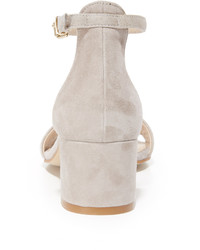 beige Wildleder Sandaletten von Free People