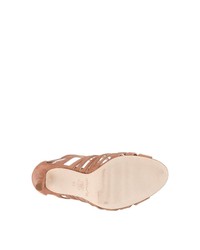 beige Wildleder Sandaletten von Unisa