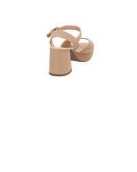 beige Wildleder Sandaletten von Unisa