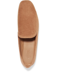 beige Wildleder Slipper von Vince