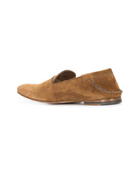 beige Wildleder Slipper von Paul Andrew