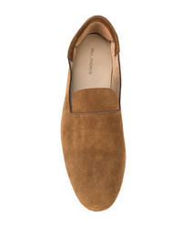 beige Wildleder Slipper von Paul Andrew