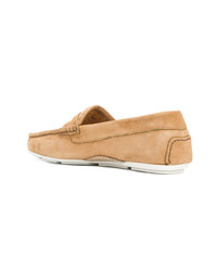 beige Wildleder Slipper von Santoni