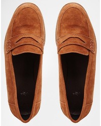 beige Wildleder Slipper von Asos