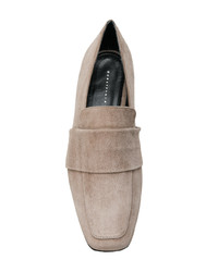 beige Wildleder Slipper von Dorateymur