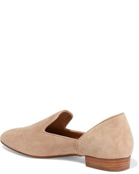 beige Wildleder Slipper von Michael Kors