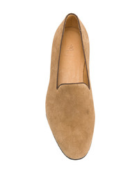 beige Wildleder Slipper von Barbanera