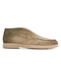 beige Wildleder Slipper von Santoni