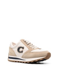 beige Wildleder Sportschuhe von Coach