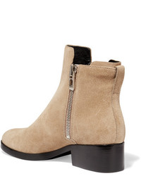 beige Wildleder Stiefeletten von 3.1 Phillip Lim