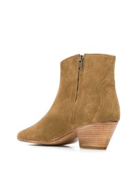 beige Wildleder Stiefeletten von Isabel Marant