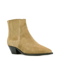 beige Wildleder Stiefeletten von Isabel Marant