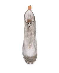 beige Wildleder Stiefeletten von Guidi