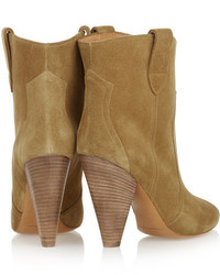 beige Wildleder Stiefeletten von Etoile Isabel Marant