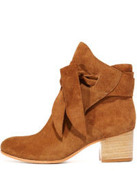 beige Wildleder Stiefeletten von Rachel Zoe