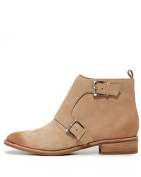 beige Wildleder Stiefeletten von MICHAEL Michael Kors